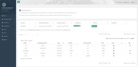 Assessment records